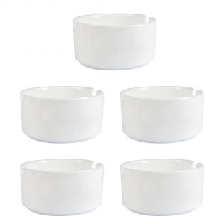 Lot de 5 Cendriers personnalisés avec logo et nom d'enseigne Bar Restaurant Hôtel