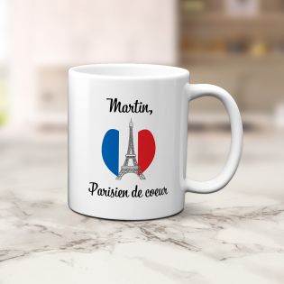 Mug Parisien personnalisé Prénom
