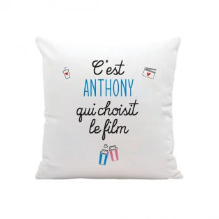 Coussin personnalisé avec photo, texte, prénom