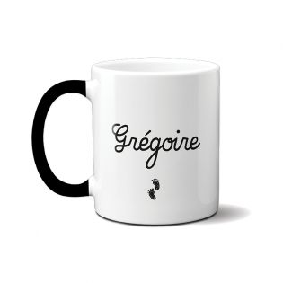 Tasse magique thermoréactive modèle Annonce Grossesse pour Futur Papa Personnalisée