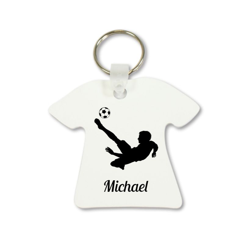 Porte clé personnalisable message football