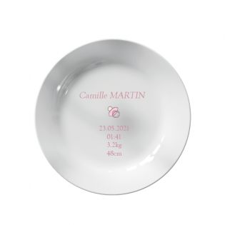 Assiette personnalisée céramique classique | 20 cm