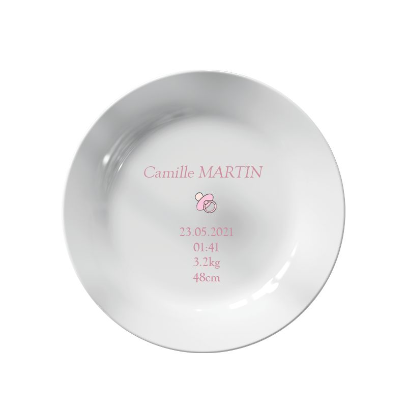 Assiette personnalisée céramique classique | 20 cm Assiette personnalisée céramique classique | 20 cm