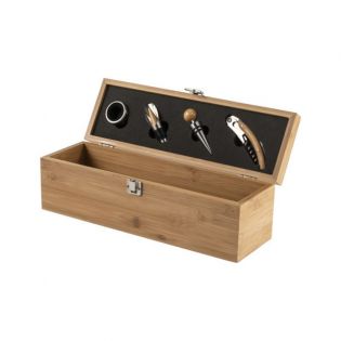 Caisse à vin en bois personnalisée pour 1 bouteille | Cadeau Mariage - Saint-Valentin