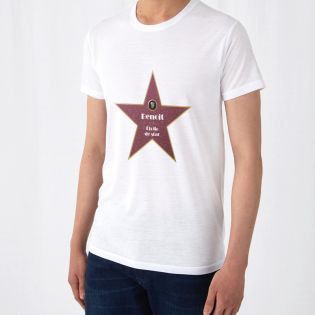 T-shirt personnalisé pour homme blanc ou gris