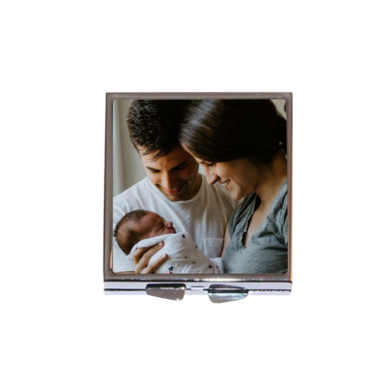 Miroir de poche personnalisé | Carré Miroir de poche personnalisé | Carré