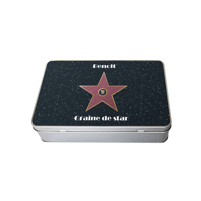 Boite rectangulaire à gâteaux, thé ou café personnalisée · Walk of fame Boite rectangulaire à gâteaux, thé ou café personnalisée · Walk of fame