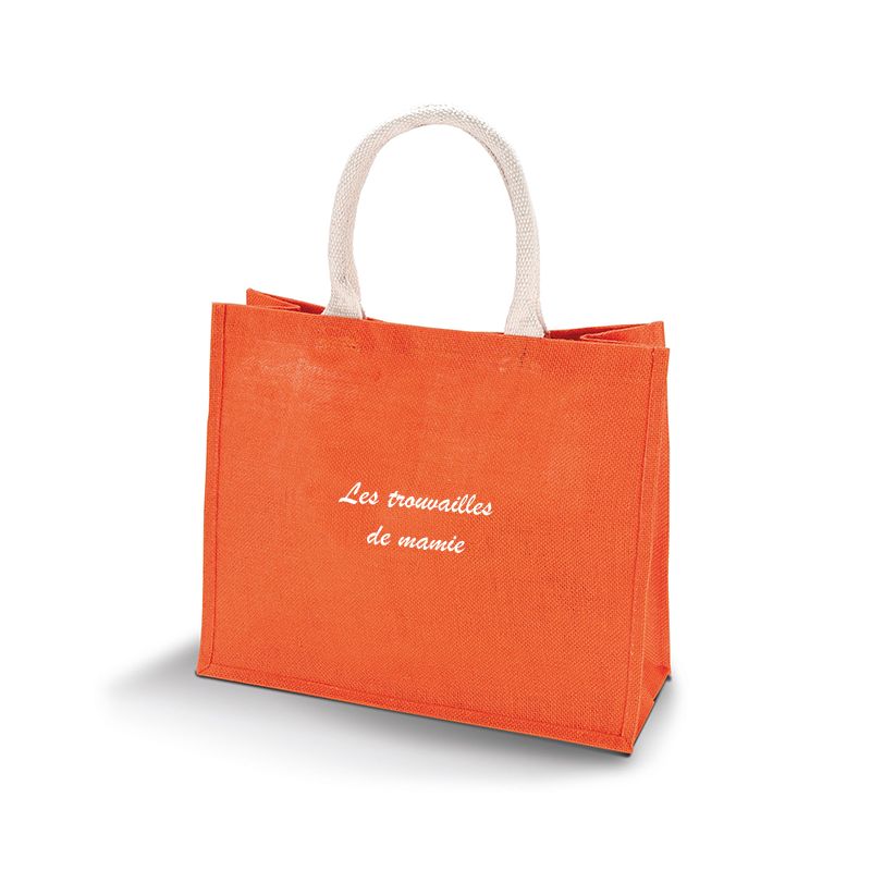 Sac cabas de courses à broder - Idée cadeau fête des grands-mères Sac cabas de courses à broder - Idée cadeau fête des grands-mères