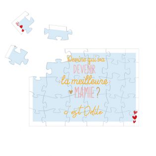 Puzzle personnalisé | Annonce Grossesse - Future Mamie