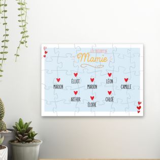 Puzzle personnalisé | Les Trésors de Mamie
