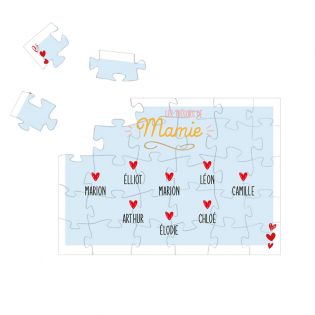 Puzzle personnalisé | Les Trésors de Mamie