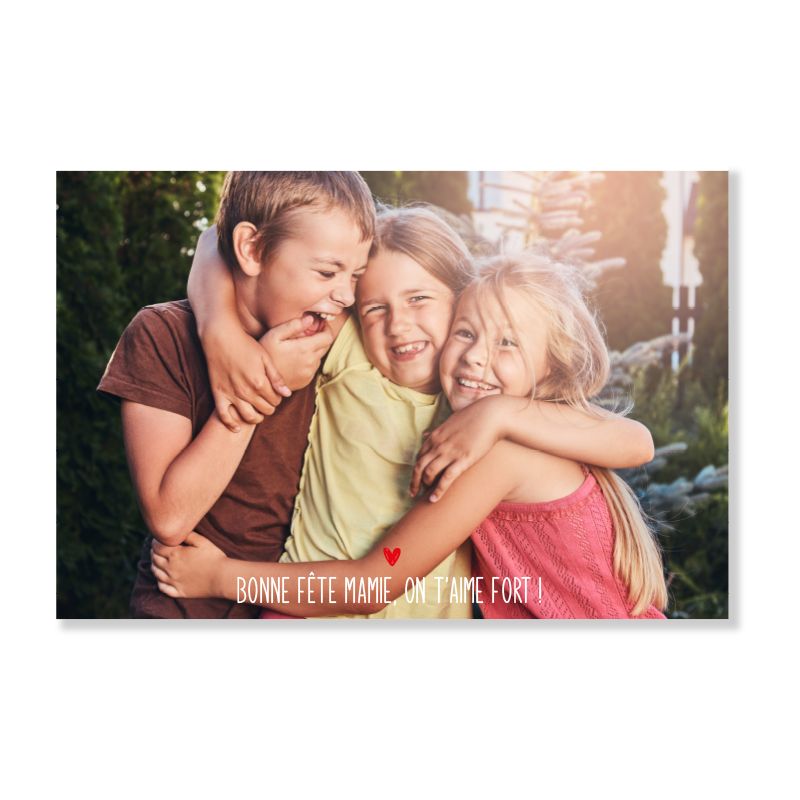 Plaque Photo en aluminium · Cadeau Décoration Photo Mamie | 20 x 30 cm Plaque Photo en aluminium · Cadeau Décoration Photo Mamie | 20 x 30 cm