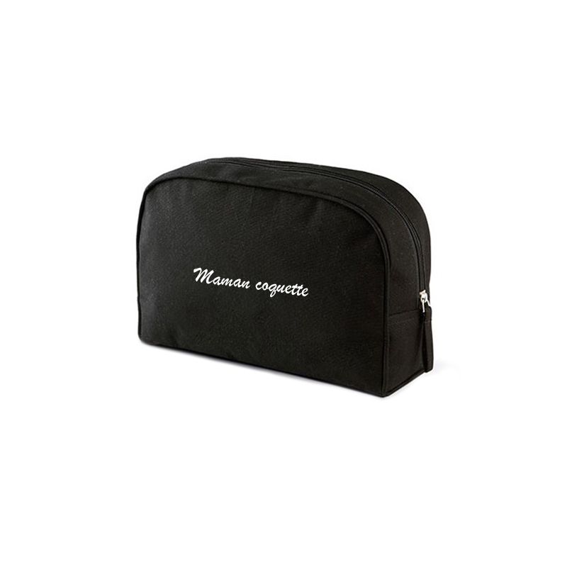 Trousse de toilette brodée · Idée cadeau Fête des Mères · Maman coquette Trousse de toilette brodée · Idée cadeau Fête des Mères · Maman coquette