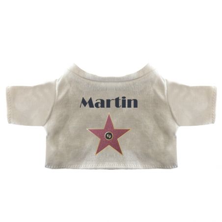 Peluche personnalisée animal pour bébé · A star is born | Ours