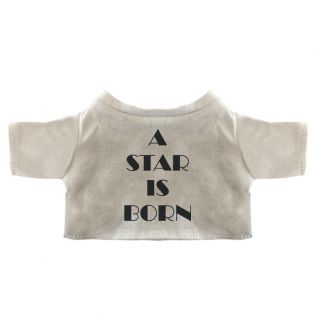 Peluche personnalisée animal pour bébé · A star is born | Ours