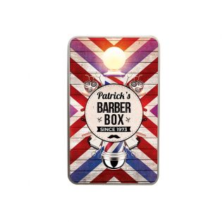 Boîte de rangement pour accessoires du barbier · Idée cadeau personnalisé pour Anniversaire homme ou Fête des pères