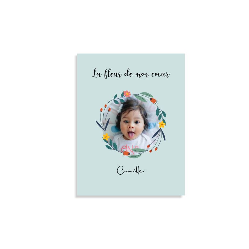 Plaque murale décorative personnalisable avec photo · Photo sur aluminium 15 x 20 cm · Cadeau anniversaire ou fête des mères Plaque murale décorative personnalisable avec photo · Photo sur aluminium 15 x 20 cm · Cadeau anniversaire ou fête des mères