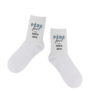 Chaussettes personnalisées, cadeau témoin, chaussettes mariage,texte p –  Cote-bonheur