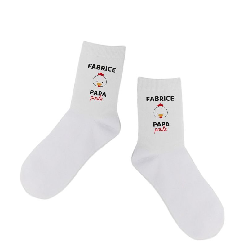 Paire de Chaussettes personnalisées Texte et Photo