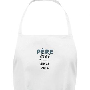 Tablier de cuisine réglable à broder · Père-fect · Cadeau anniversaire papa ou fête des pères