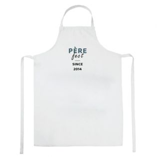 Tablier de cuisine réglable à broder · Père-fect · Cadeau anniversaire papa ou fête des pères