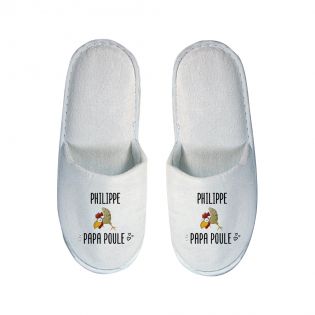 Chaussons personnalisés Homme | Papa poule