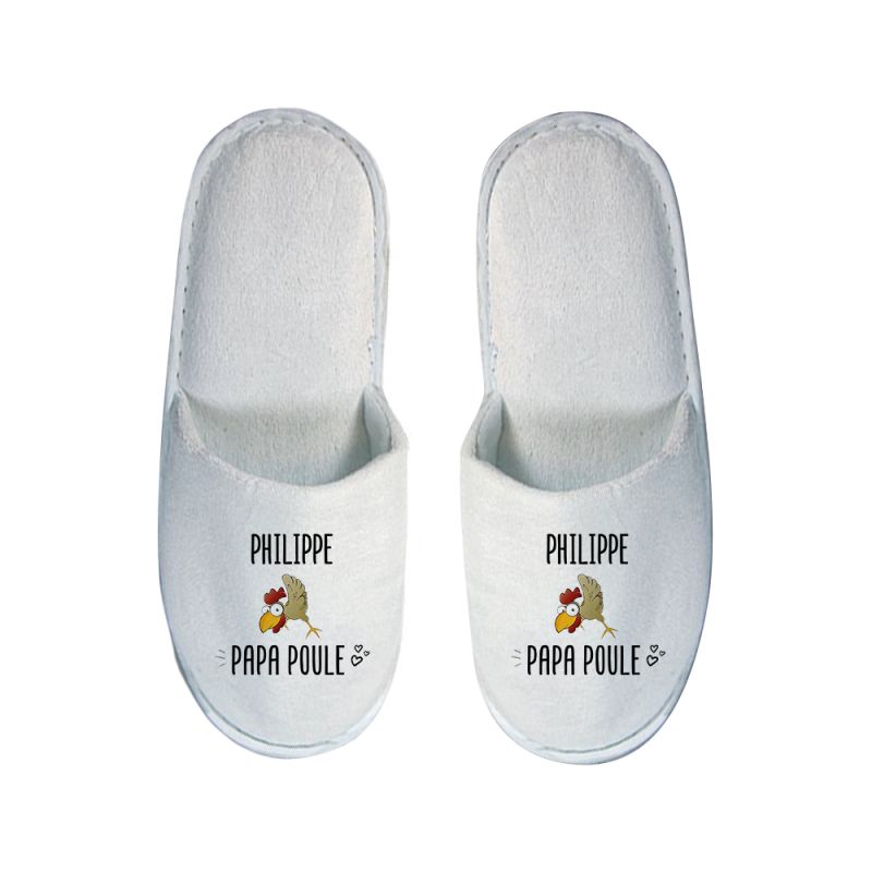 Chaussons personnalisés Homme | Papa poule