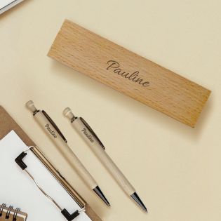 Stylos et objets en bois fabrication artisanale, idée cadeau