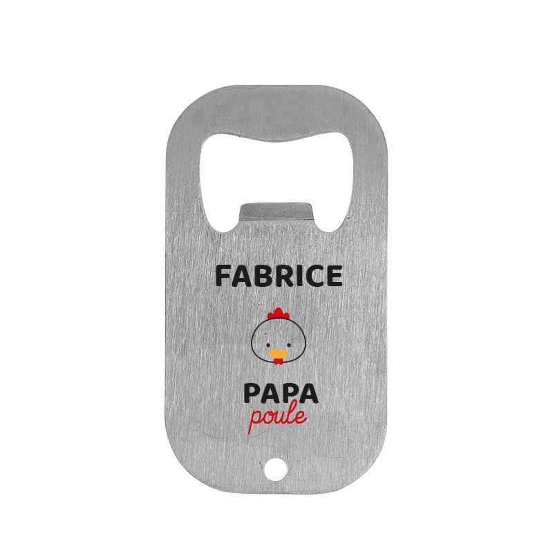 Petit décapsuleur personnalisé · Fête des pères | Papa poule Petit décapsuleur personnalisé · Fête des pères | Papa poule