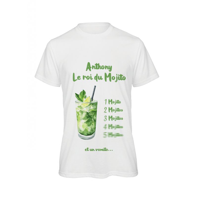 Tee-shirt Homme Drôle personnalisé · Mojito