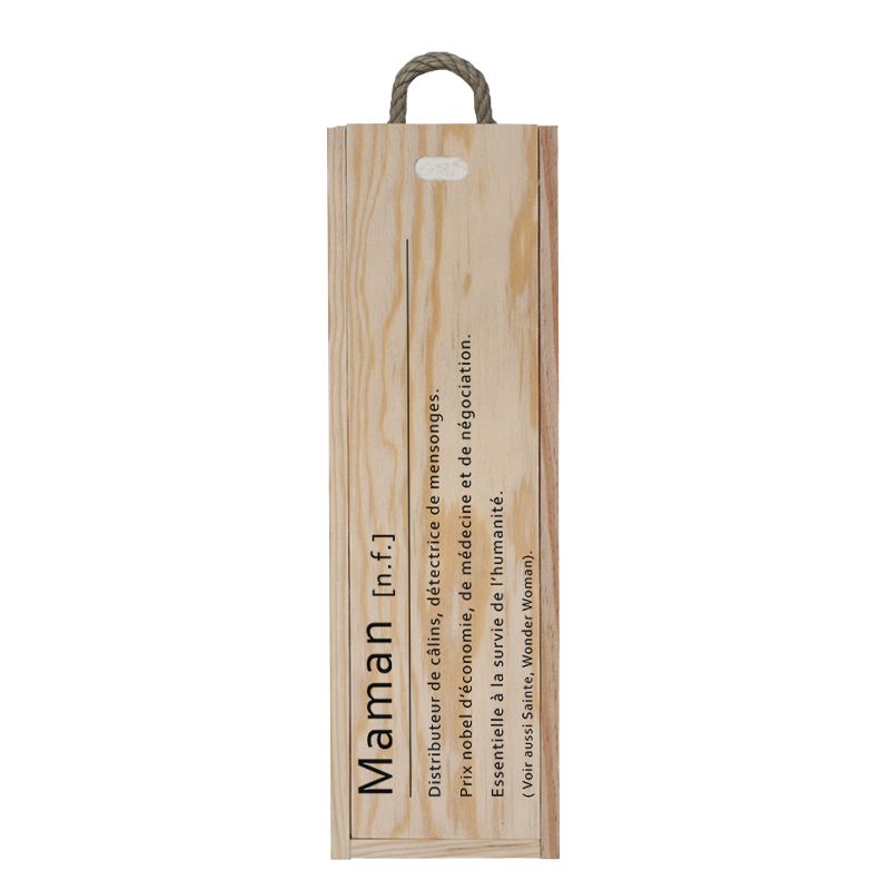 Caisse à vin en bois individuelle vide | Définition Maman Caisse à vin en bois individuelle vide | Définition Maman
