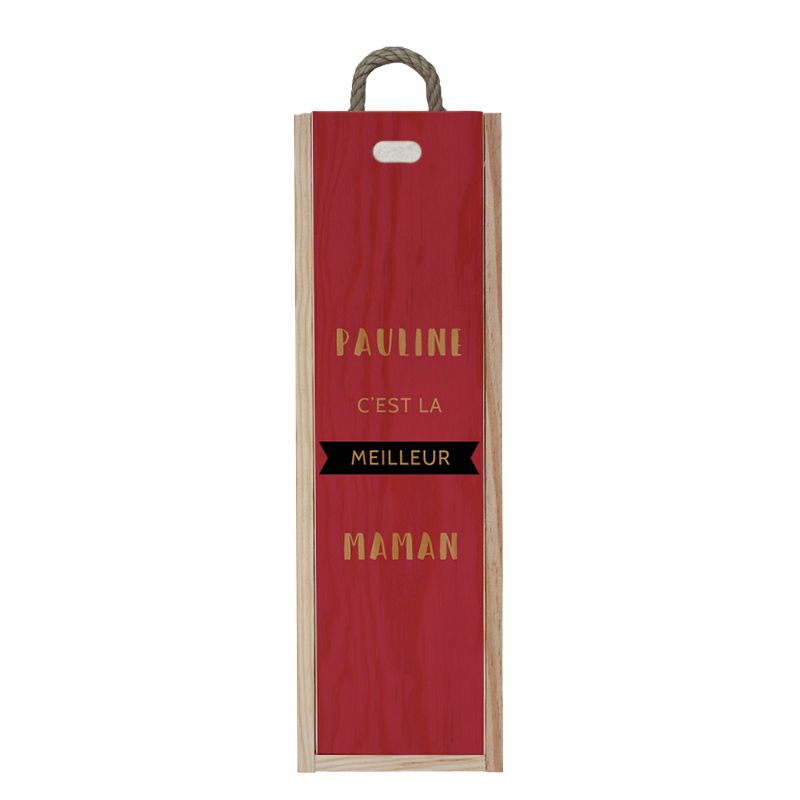 Caisse en bois personnalisée - Idée cadeau anniversaire, fêtes mères | Modèle Meilleure (féminin) Caisse en bois personnalisée - Idée cadeau anniversaire, fêtes mères | Modèle Meilleure (féminin)