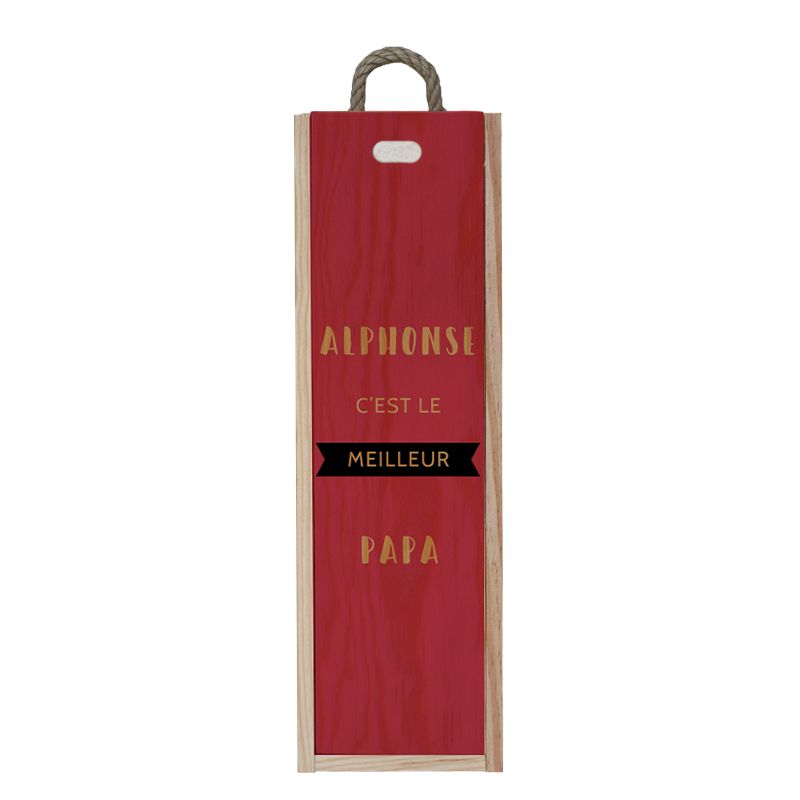 Caisse en bois personnalisée - Idée cadeau anniversaire, fêtes pères | Modèle Meilleur (masculin) Caisse en bois personnalisée - Idée cadeau anniversaire, fêtes pères | Modèle Meilleur (masculin)