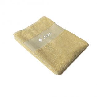 Serviette de bain personnalisée par broderie · Drap de bain personnalisé prénom ou texte · 50 x 100 cm