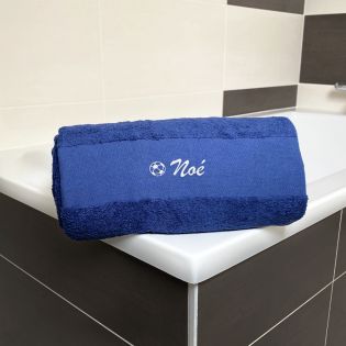 Serviette de bain brodée | 100 x 150 cm