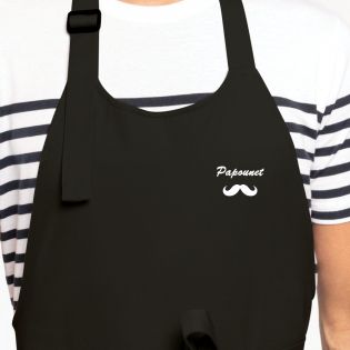 CADEAUX.COM - Tablier Cuisine Blanc à Personnaliser avec Message Tablier  Cuisine Homme ou Femme Taille Unique 100% Polyester - Tablier Barbecue 