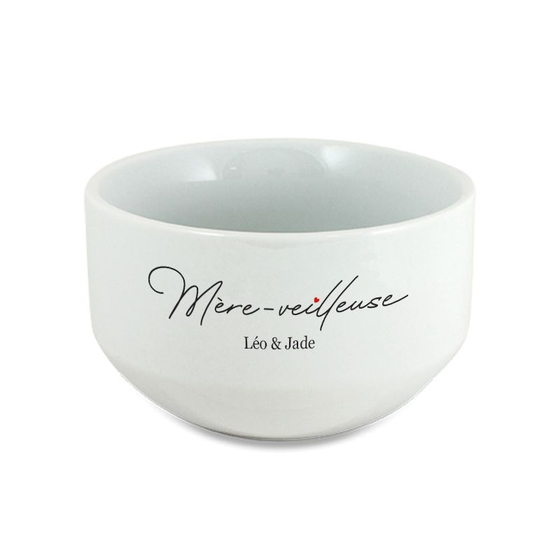 Bol à café - thé pour petit déjeuner personnalisé · Modèle Mère-veilleuse · Cadeau maman pour fête des mères Bol à café - thé pour petit déjeuner personnalisé · Modèle Mère-veilleuse · Cadeau maman pour fête des mères