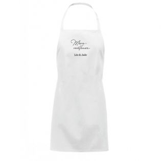 Tablier de Cuisine personnalisable · Modèle Mère-veilleuse · Cadeau anniversaire maman ou Fête des mères