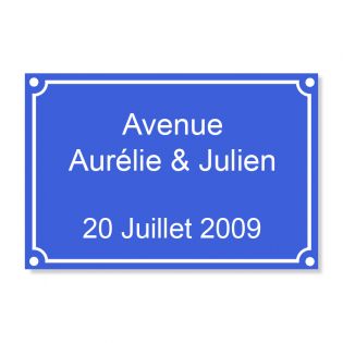 Plaque de Rue personnalisée | 20 x 30 cm