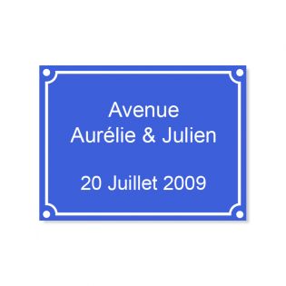 Plaque de Rue personnalisée | 15 x 20 cm