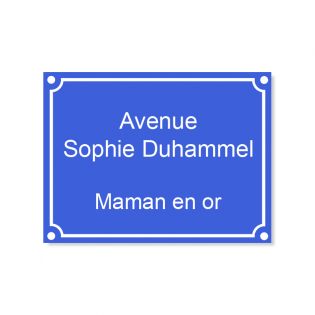 Plaque de Rue personnalisée | 15 x 20 cm