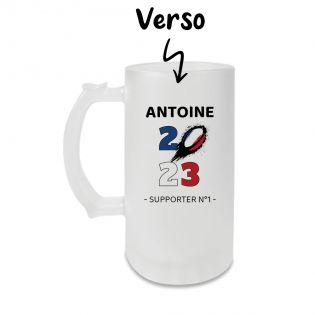 Chope à bière givrée 500 mL · Cadeau passionné de rugby · Coupe du monde de rugby 2023
