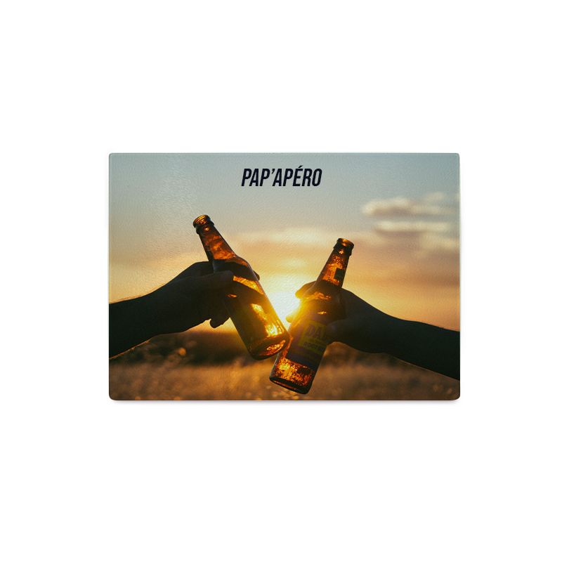 Planche à découper en verre personnalisée | Petit format Planche à découper en verre personnalisée | Petit format