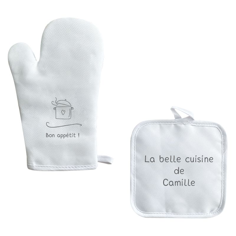 Cadeau entreprise Manique et gant de cuisine Bretagne - Han