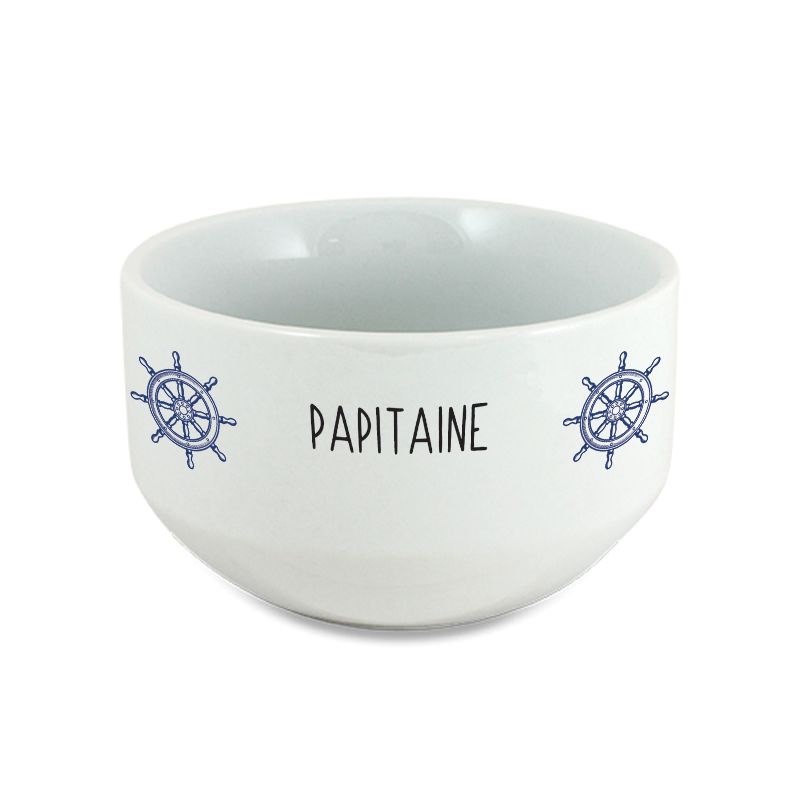 Bol petit déjeuner personnalisable · Papitaine · Cadeau fête grand-père ou Anniversaire Papy Bol petit déjeuner personnalisable · Papitaine · Cadeau fête grand-père ou Anniversaire Papy