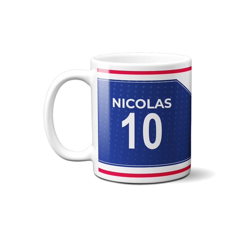 Mug club de football personnalisable avec prénom et numéro · Cadeau fan de foot · Lyon Mug club de football personnalisable avec prénom et numéro · Cadeau fan de foot · Lyon