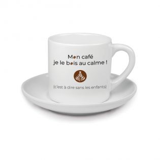 Tasse Personnalisée avec sa Soucoupe - La Maison du Mug