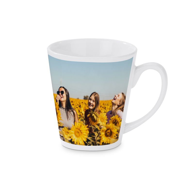 Petite tasse Conique personnalisée avec texte et photo Petite tasse Conique personnalisée avec texte et photo