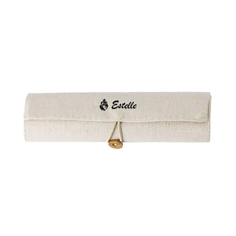 Pochette en lin set de coloriage enfants à personnaliser avec un prénom - Cadeau Noël maitresse anniversaire enfants Pochette en lin set de coloriage enfants à personnaliser avec un prénom - Cadeau Noël maitresse anniversaire enfants