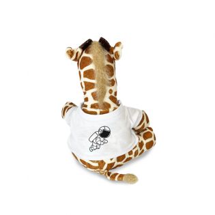 Peluche animal Girafe personnalisée avec Prénom et Photo pour chambre de bébé · Cadeau naissance